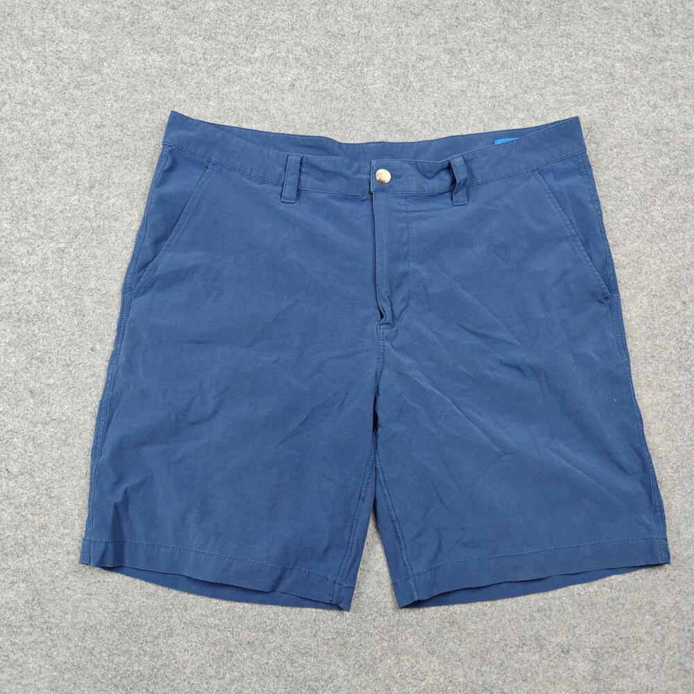 Southern Tide Shorts Mens 38 Blue 10" Inseam Chino Cotton Stretch Pockets